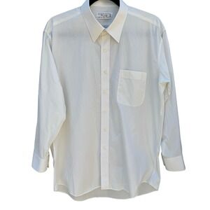 Countess Mara Vintage‎ 90s Preppy Ivy League Dress Shirt Professional Mens L